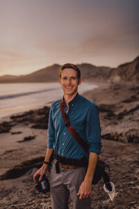 Portrait of a male website copywriting client