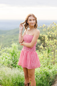 Senior session at Shenandoah National Park