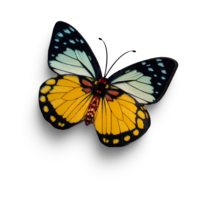 Yellow and blue butterfly for Elyana Studio Showit Website branding