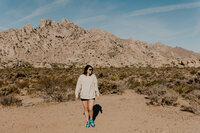 woman hiking