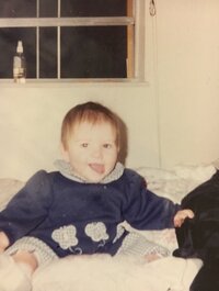 Mariah as a baby