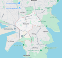 A screenshot of Matraville on Google Maps to show the location of the client who was looking to renovate to sell