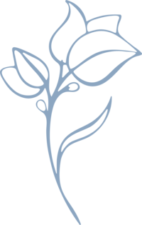 Simple floral icon