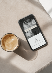 Custom website design for photographer