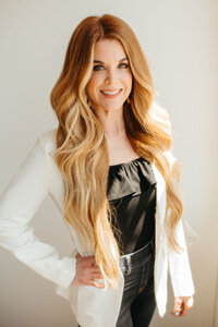 Anna Orn, stylist and owner of Hair Addiction Salon of Fargo, ND