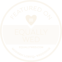 LGBQT+ elopement photographer and videographer published on Equally Wed