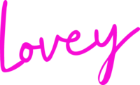 Lovey Logo Design by Amelia Jo & Co