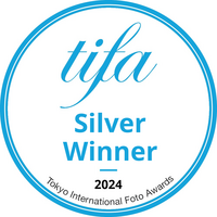 Tokyo International Photo Awards銀賞のバッジ
