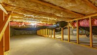 Crawl space insulation installation to improve energy efficiency