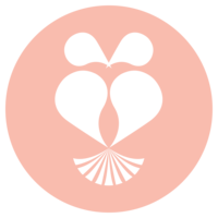 Love Applied Submark Logo in light pink