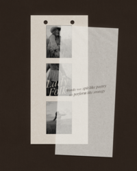 Lady Folk Two Vellum Scraps