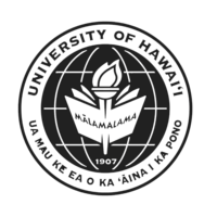 university of Hawaii logo in black