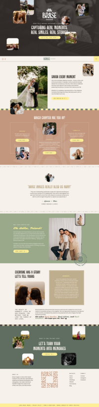 Homepage of Harry's website