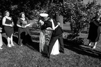 Groom Kisses Bride - Intimate Wedding  Terra Rubra Farm - Jennifer Mummert Photography
