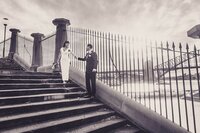 Sydney harbour and sydney opera house wedding