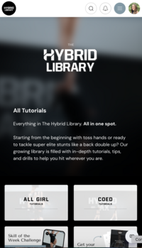 A look inside The Hybrid Library dashboard