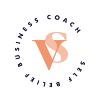Vicky Shilling monogram logo orange