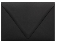 Black Thank You Note Envelope