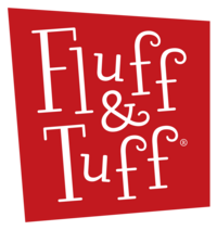 Fluff & Tuff dog toys brand logo carried at Roxi & Co Sioux Falls pet store.