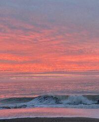 Pink Sunset on Edisto Beach