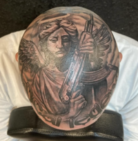Intricate fine line tattoo created at Dark Art Collective Tattoo Studio in Tacoma