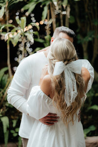 Boojum Tree Engagement Photographer Couple Kissing