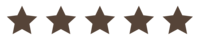 5 brown stars