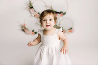 First birthday cake smash session in Fort Collins