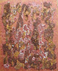 Tableau de Paul Tenèze issu de la collection Ecorces. Tableau n°2