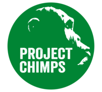 Logo of Project Chimps, animal welfare organization featured among Bird Hill PR’s trusted nonprofit partners.