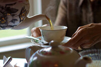 Tea being served