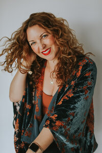 woman smiling