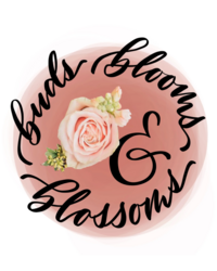 logo for Buds Blooms and Blossoms