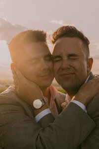 couple captured at their boise idaho wedding