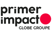 The Primer Impacto logo, featuring a globe graphic and the program name in bold letters, representing a popular Spanish-language news program known for its coverage of significant news events and stories impacting the Latino community.