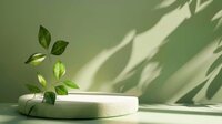 green background with greenery
