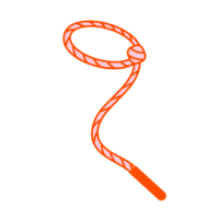 Bright orange lasso rope icon used in Lasso Digital Studio’s visual branding for web design and strategy