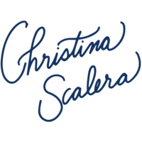 Logo for Christina Scalera, a sales page client of Christy Jo Lightfoot.