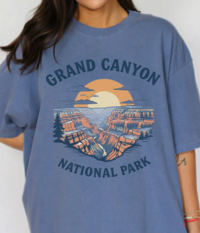 Grand Canyon National Park T Shirt - Blue Jean