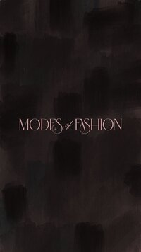 Modes of Fashion logo on a black textured background