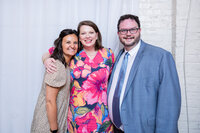 Eleanor Stenner with bride and groom at Birmingham wedding 