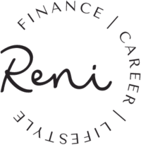Logo for Reni The Resource that says Reni, Finance, Career, Lifestyle