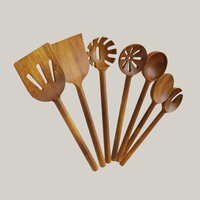 Acacia wood kitchen utensils