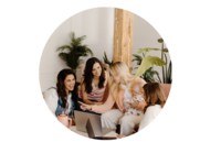 Team of female business owners working together in a meeting