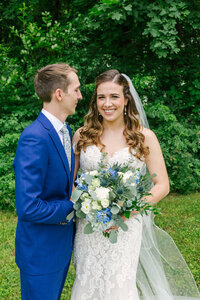 Just Bloomd Weddings is a bespoke wedding floral studio based in Sudbury, MA. Courtesy of Kate Lauren Studios.