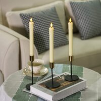 Elegant Flameless Taper Candles for Stylish Ambiance