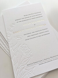 breckenridge mountain wedding invitation