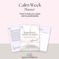 calm week mock up