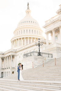 US Capitol Wedding Portraits