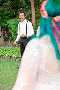 Unique and romantic summer wedding at Gramercy Mansion in Baltimore Maryland